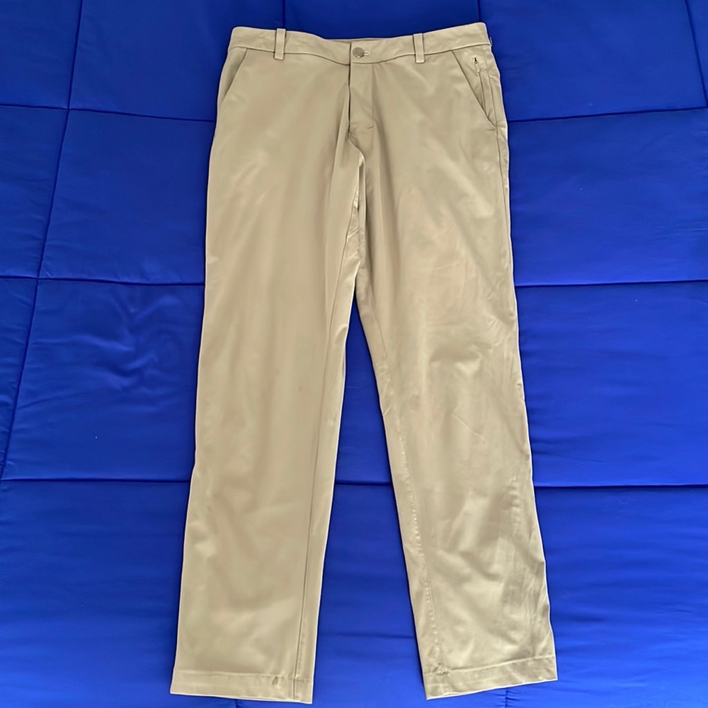 Lululemon Waist size 32 Commission Pant Classic *Warpstreme Tofino Sand TFSD